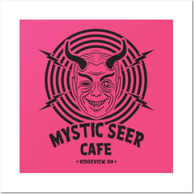 Mystic Seer Cafe b&w Wall Art by JMADISON